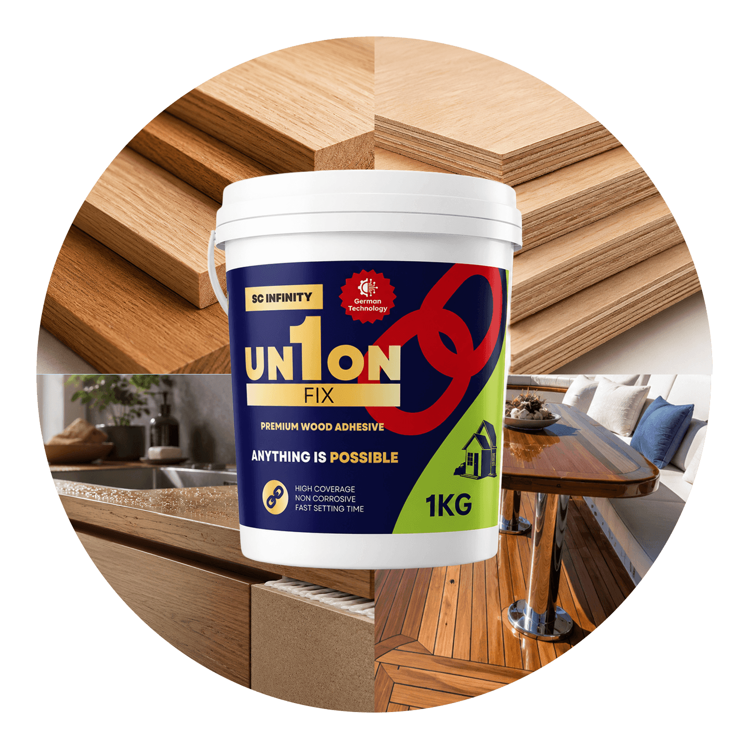 UN1ON Infinity adhesive applications